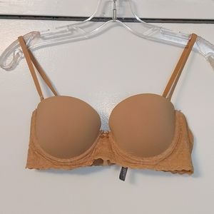Aerie Summer Strapless Nude/Beige Bra